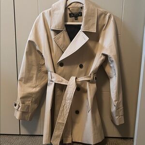 J. Crew Classic Tan Trench Coat -midi length, like new